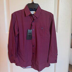 Cloud Cloth Boys' Long Sleeve Button-Up Shirt - Size 10